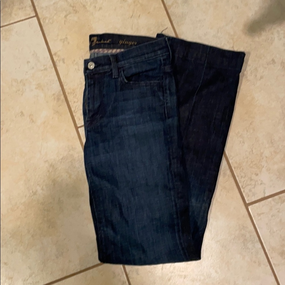 7 For All Mankind Ginger High Rise Flare Jeans